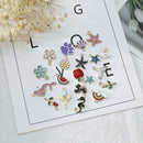 20pcs/pack Enamel Mixed Alloy Pendant Charms Jewelry DIY Accessories Random XMAS