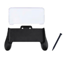 3 in 1 Hand Grip+Crystal Case+Plastic Stylus Pen for Nintendo NEW 2DS LL XL