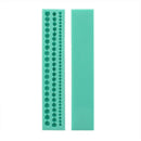 Hot Three Row 6/8/10mm Beads Silicone Mould Cake Decor Mold Sugarcraft new KJN