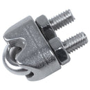 3mm 1/8 Inch Stainless Steel Wire Rope Cable Clamp Clips 30 Pcs