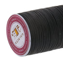 2 Roll Round Braided Polyester Waxed Threads for Leather Bags Luggage Sewing