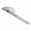 Stainless Steel 180 degree Protractor Angle Finder Measuring B4G0 Ruler Arm L6C2