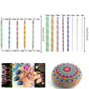 16pcs Mandala Dotting Tool for Rock Painting Kit Dot Art Rock Pen Paint OZ