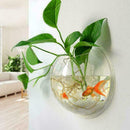 Wall Mounted Fish Tank Bubble Hanging Terrarium New Betta Aquari Goldf O3C8