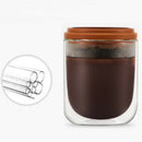Mini Portable Drip Coffee Pot Brew Coffee Glass Pot Household Exclusive Cup
