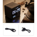LED Alarm Clock with FM Radio Bluetooth Speaker Wireless AUX TF USB Music PlQ7G2