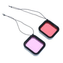 4x Dive Filter (Red + Purple) Water Resistant for Gopro HERO5 Black Camera