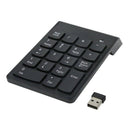 Numeric Keypad,18 Keys Wireless USB Number Pad Keyboard With 2.4G Mini USB  S1I1