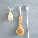 Clear Plastic Power Plug Socket Hook Holder Bag Hang Home Wall Decals Organizer