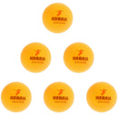 Pack of 6  Pong Table Tennis Balls Beer Pong Balls for Game Party Yellow