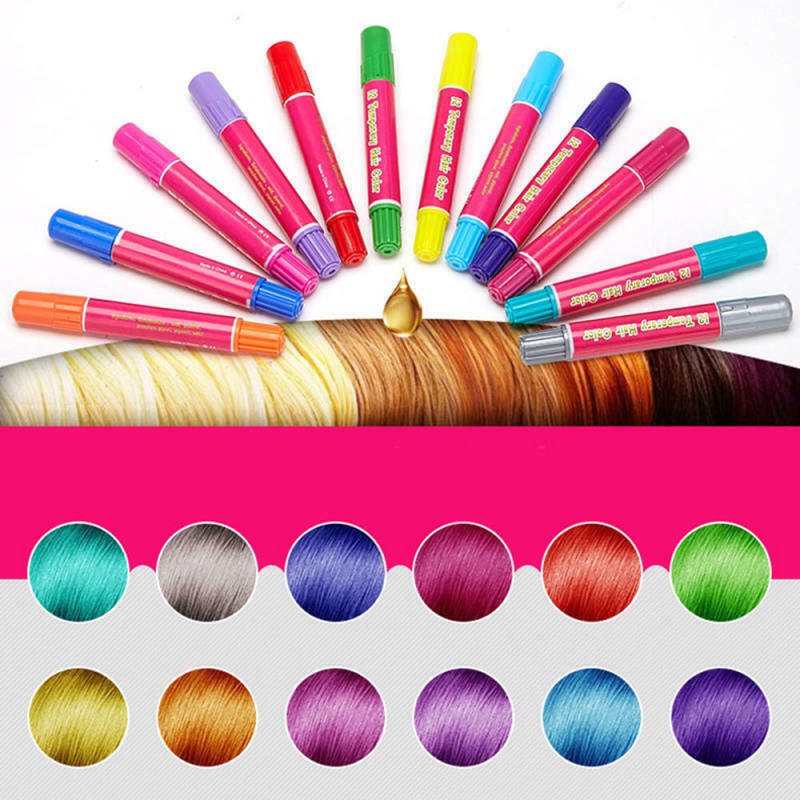 Disposable Temporary Hair Color Dye Mascara Hair Chalk Pen Hair Salon  VAW