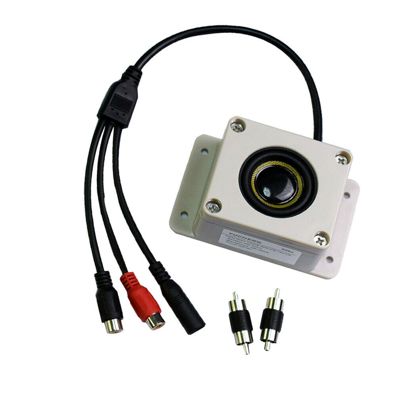 Waterproof Outdoor Microphone Speaker Fit for Security IP Camera Audio