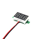 Mini Digital Voltmeter DC0-100V Blue Light LED Panel Voltage Meter   A
