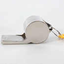 2pcs Outdoor Sports Metal Whistle Referee Match Camping Hiking Emergency Tool