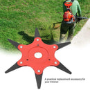 6 Steel Blades Razors 65Mn Lawn Mower Grass Eater Trimmer Head Brush U6J0