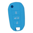 Car Key Protive Cover Holder for BUICK Flip Folding Remote Key Fob Light Blue