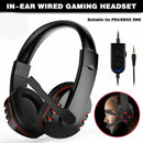 3.5mm Gaming Headset Mic LED Headphones Stereo Bass Surround for PC PS4 Xbox ONE