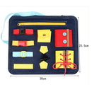 Felt Busy Board for Toddler Basic Skills Activity Board for Early Learn To Dress