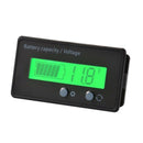 2X(Lcd Battery Capacity Monitor Gauge Meter,Waterproof 12V/24V/36V/48V Lead