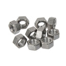 10pcs M6*5 Titanium Alloy Hex Screws Nut Threaded Bolts Lock Nuts