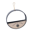 Geometric Hanging Metal Flower Stand  Rack Rustic Iron Plant Holder Pot-01