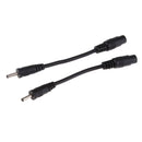 2 Pieces DC 5.5x2.1mm To 3.5x1.35mm Charger Cable For CCTV Surveillance Camera