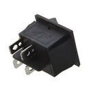 AC 250V 16A 4 Pin ON/OFF I/O 2 Position DPST Snap in Boat Rocker Switch 28x W4E7
