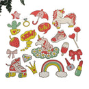clothes   patches heat transfer stickers diy printing iron on appliques JR