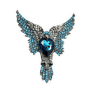Fashion Eagle Brooches Animal Rhinestone Clothes Lapel Pin Badges Jewelry