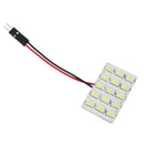 DC 12V T10/BA9S 5630 SMD 15LED Car Interior Dome Reading Light Panel Lamp