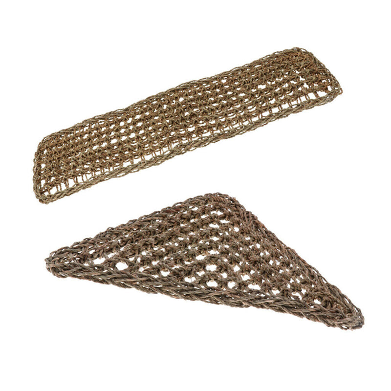 2x Reptile Hammock  Lounger Seagrass Hammock Basking Platform