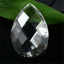 10Pcs Chandelier Ball Drop Crystal Glass Loose Spacer Ornaments Xmas Decor Clear