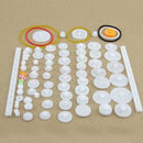 75 Kinds Plastic Shaft Single Double Reduction Crown Worm Gear Kit For Robot DIY