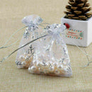 Christmas Snowflake Jewelry Candy Organzer Pouch Gift Bags Wedding Favor De T6B8