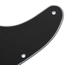 Black 3 PLY Electric Guitar Humbucker Pickup Cut Pickguards For Tele Style