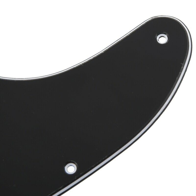 Black 3 PLY Electric Guitar Humbucker Pickup Cut Pickguards For Tele Style