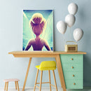 5D DIY Full Round Drill Rhinestone Diamond Painting Elf Girl Cross Stitch