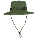 Outdoor Fishing Camping Hiking Sun Cap Round Rim Men Women Hat(dark green) S2R6
