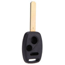 2+1 Buttons Uncut Blade Car Key Replacement Keyless Entry Remote Shell Fob