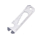outdoor stainless edc survival pocket tool key ring chain bottle opener toolTDES