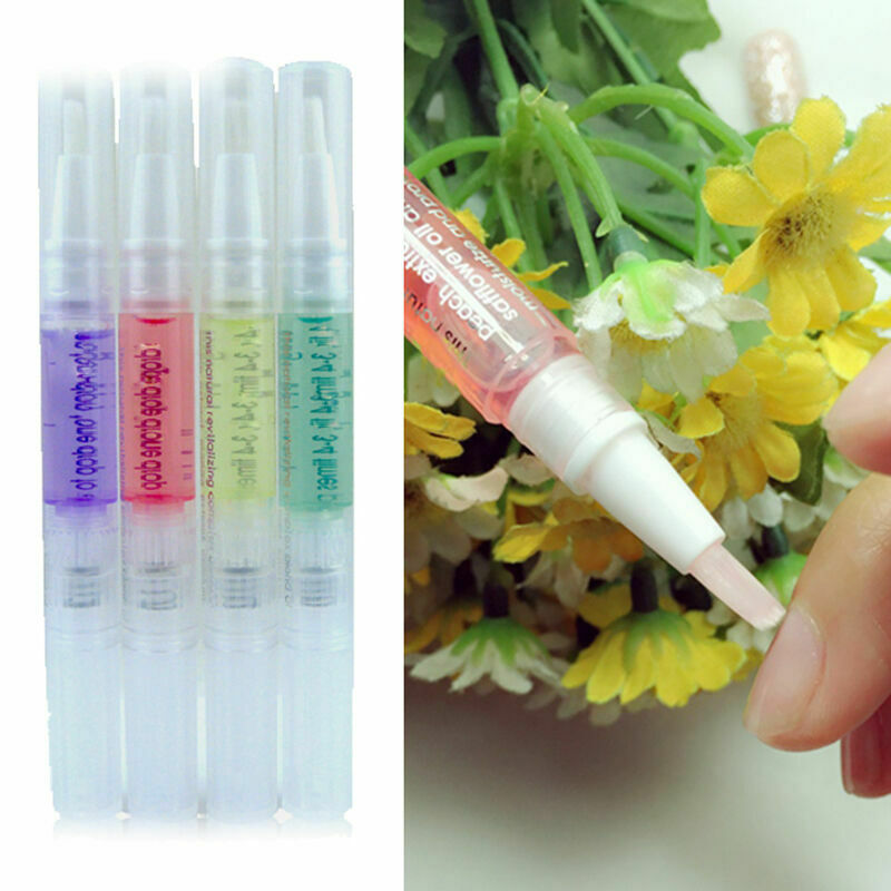 12x Mix Taste Cuticle Revitalizer Oil Pen Nail Art Nail-Care-Manicure Treat S3P3