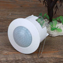 360 Degree ABS PIR Motion Sensor Light Switch Ceiling Recessed Switch Detector