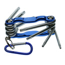 Folding Star Key Set Portable Wrench Tool Chrome Vanadium Steel T10-T40