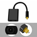 2 to 1 Splitter Digital Optical Fiber Audio Duplicator Signal Switcher Adapter b