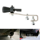 Black Universal Car Turbo BOV Sound Whistle Simulator Pipe Exhaust Muffler S