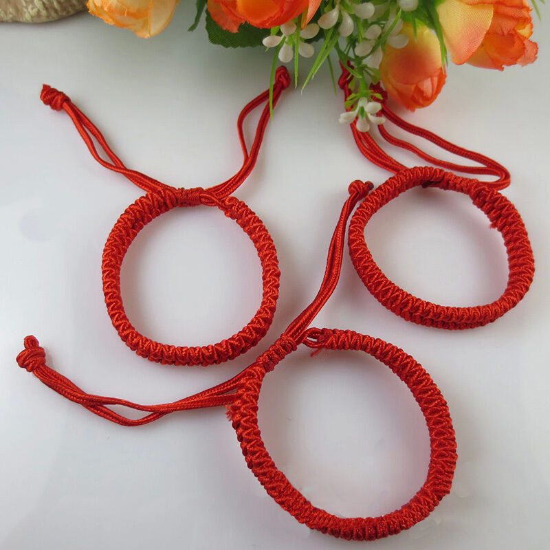 Feng Shui Red String Bracelet For Good Forture Succrss And Protection  Z