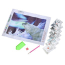 5D DIY Round Drill Diamond Painting Wolf Cross Stitch Embroidery Mosaic Kit