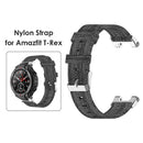 Nylon Canvas Replacement Wrist Strap for Huami Amazfit T-Rex A1918 (Grey) A