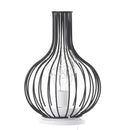 Creative Retro Iron Sobering Bottle Art Hollow Table Lamps Reading Lamp LED