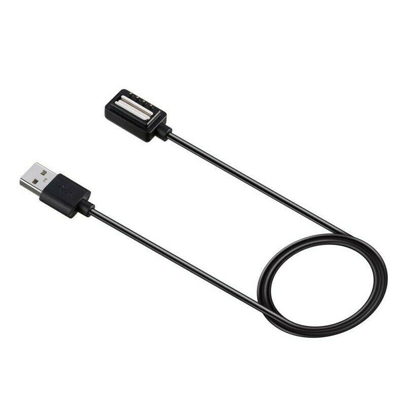 For SUUNTO SPARTAN Smart Watch 1M USB Charger Cable Charging Dock Cradle Black